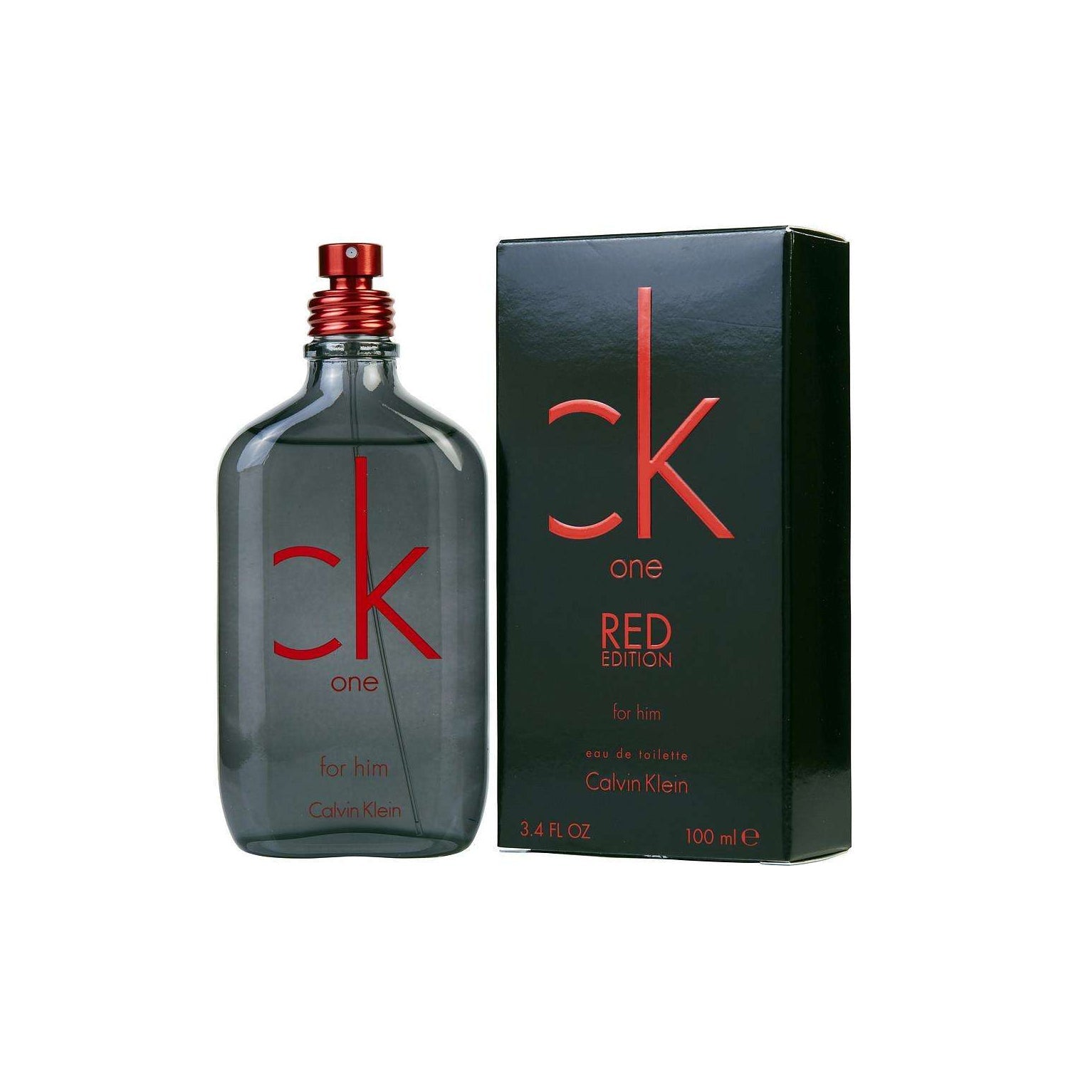 Calvin Klein One Red Edition 100 ml Eau De Toilette Spray For Men