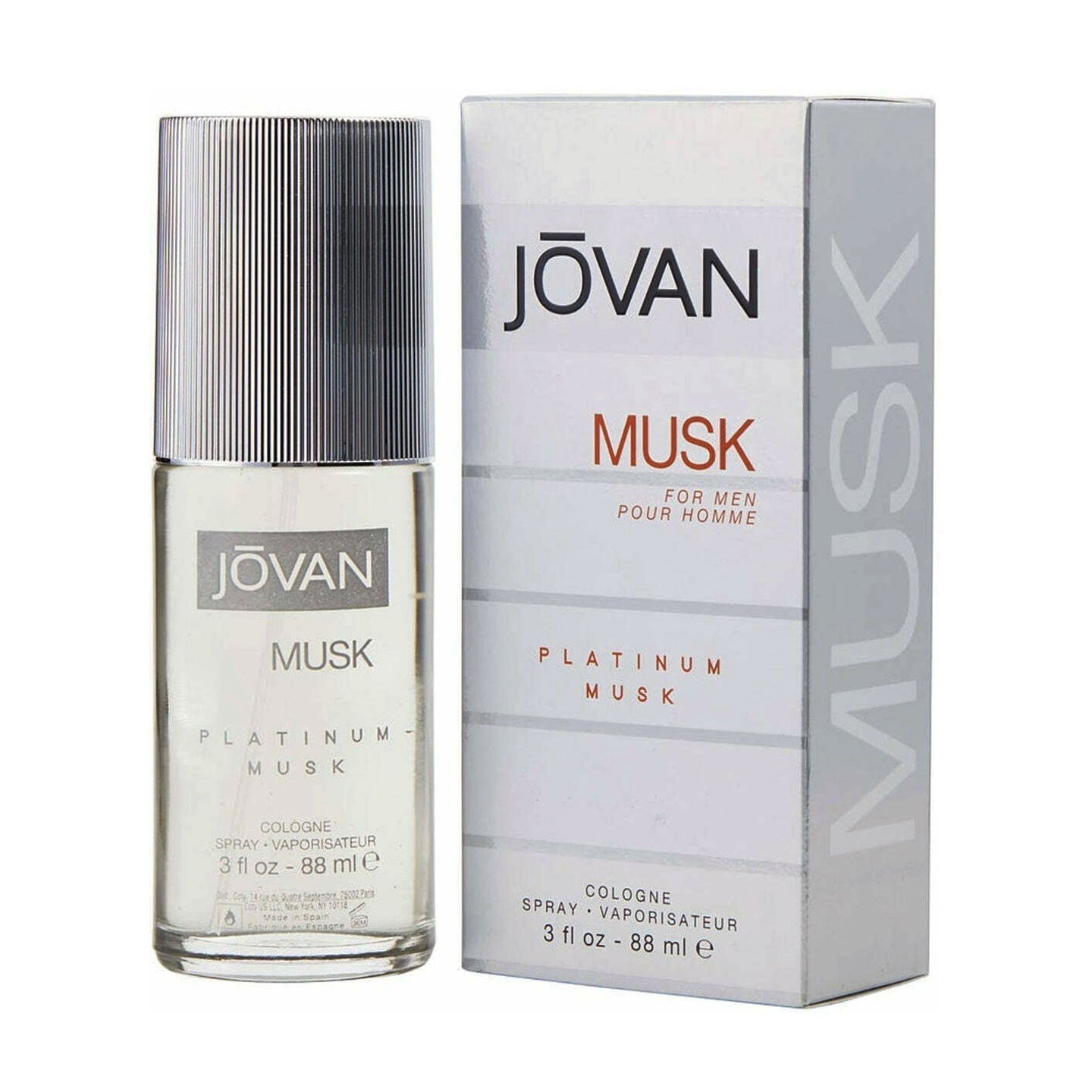 Jovan Platinum Musk Cologne Spray 90 ml for Men