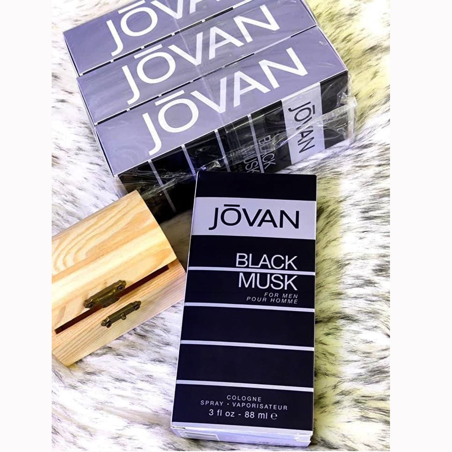 Jovan Black Musk Eau de Cologne Spray 90 ml for Men