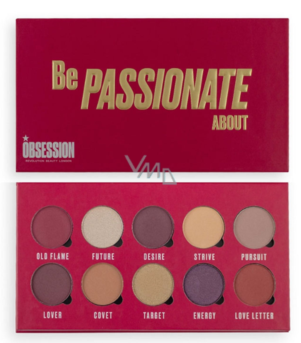 Makeup Revolution Eye Obsession Be Passionate About Eyeshadow Palettes 10X 1 3 Gr